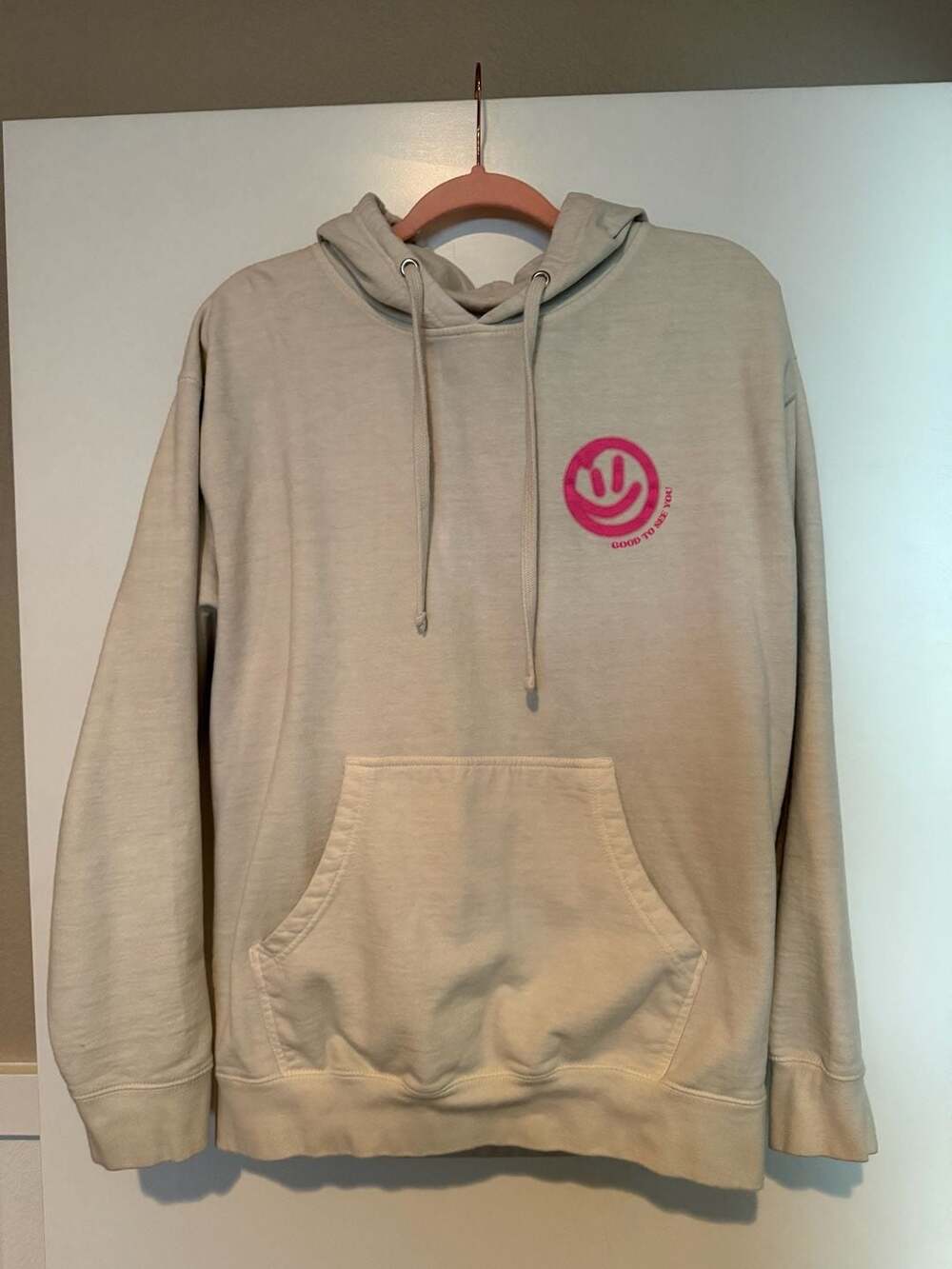 Independent Trading Company Good To See You Hoodie - Sandstone
